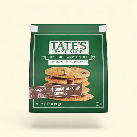 Tate's Bake Shop Chocolate Chip Cookies, 3.5 oz — authentic US product shipped worldwide by Treatspree