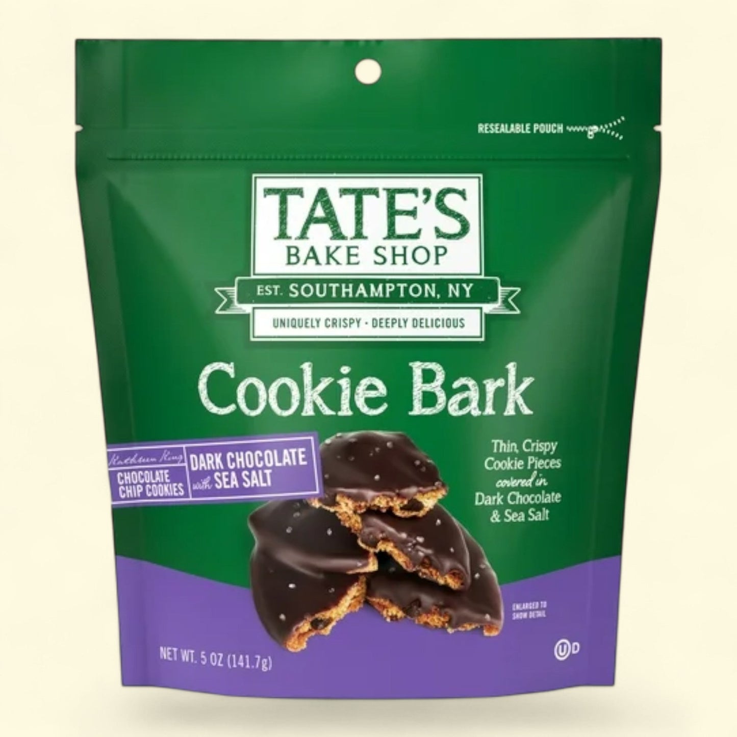 Tate's Bake Shop Cookie Bark, Chocolate Chip, 5 oz