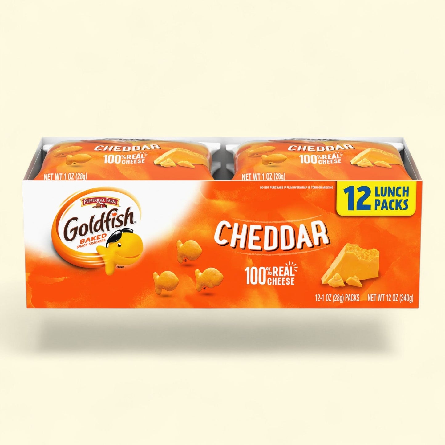 Goldfish Cheddar Cheese Crackers, 1 oz, 12 CT