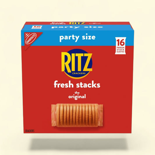 RITZ Original Crackers, Party Size 23.7 oz — authentic US product shipped worldwide by Treatspree