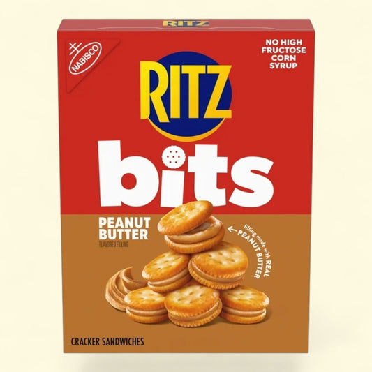 RITZ Bits Peanut Butter Sandwich Crackers, 8.8 oz