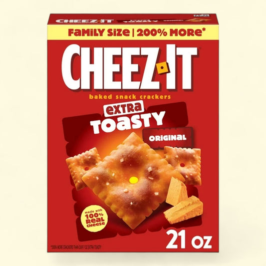 Cheez-It Extra Toasty Cheese Crackers, 21 oz