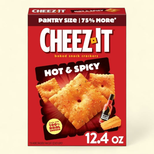 Cheez-It Hot and Spicy Cheese Crackers, 12.4 oz
