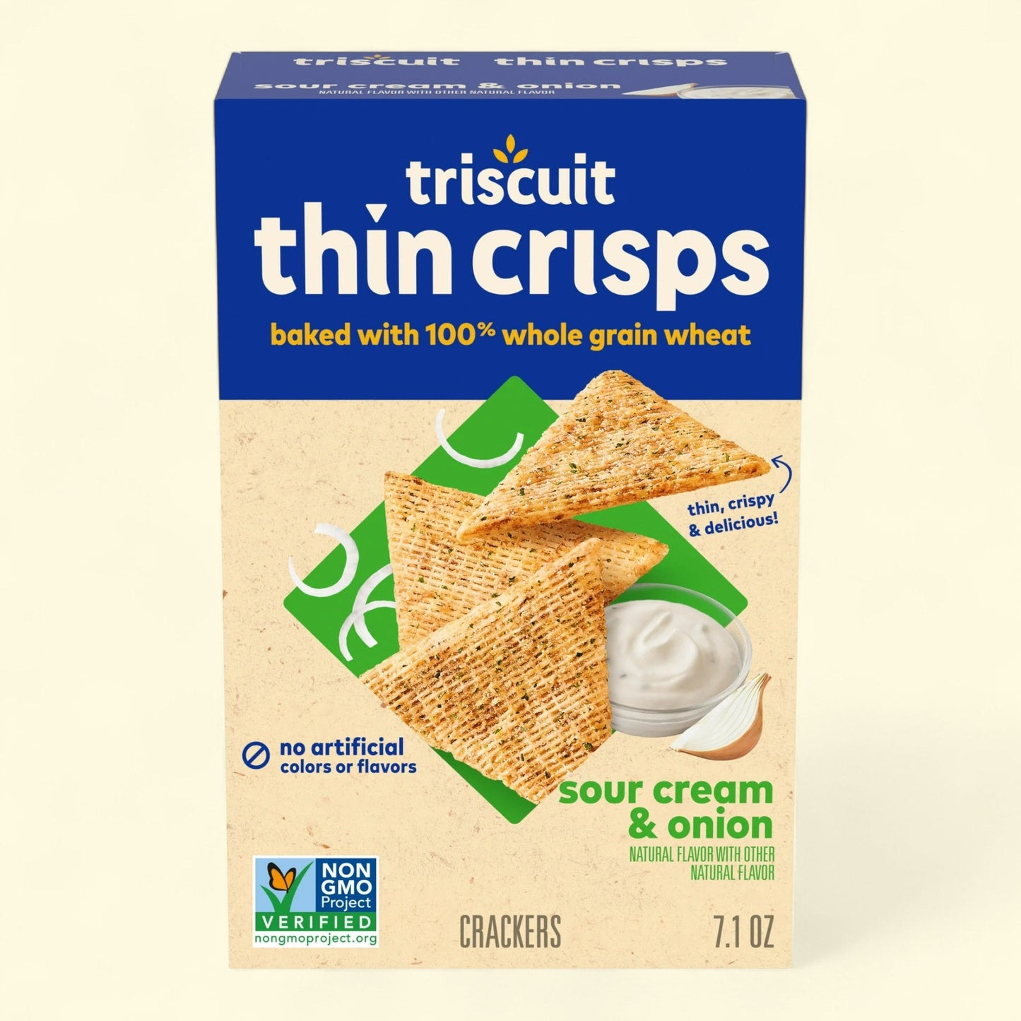 Triscuit Thin Crisps Parmesan Garlic Crackers, 7.1 oz