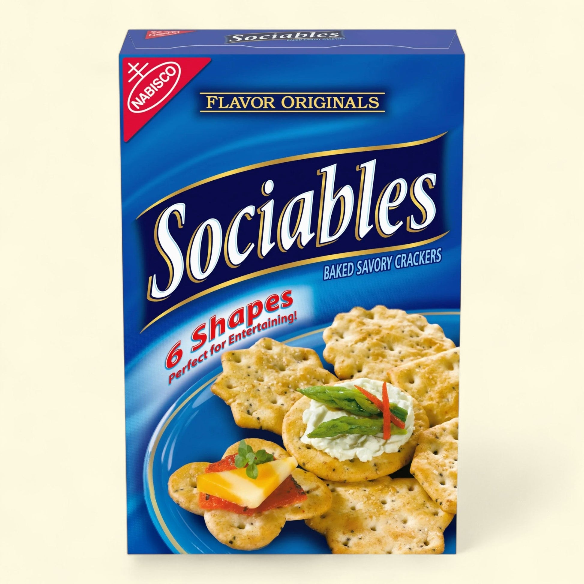 Flavor Originals Sociables Baked Savory Crackers, 7.5 oz — authentic US product shipped worldwide by Treatspree