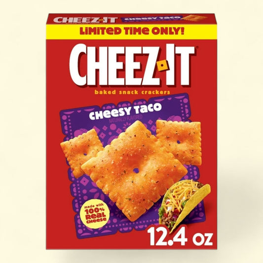 Cheez-It Cheesy Taco Baked Snack Crackers, 12.4 oz