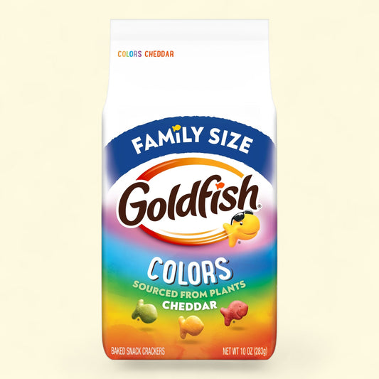 Goldfish Colors Cheddar Cheese Crackers, 10 oz