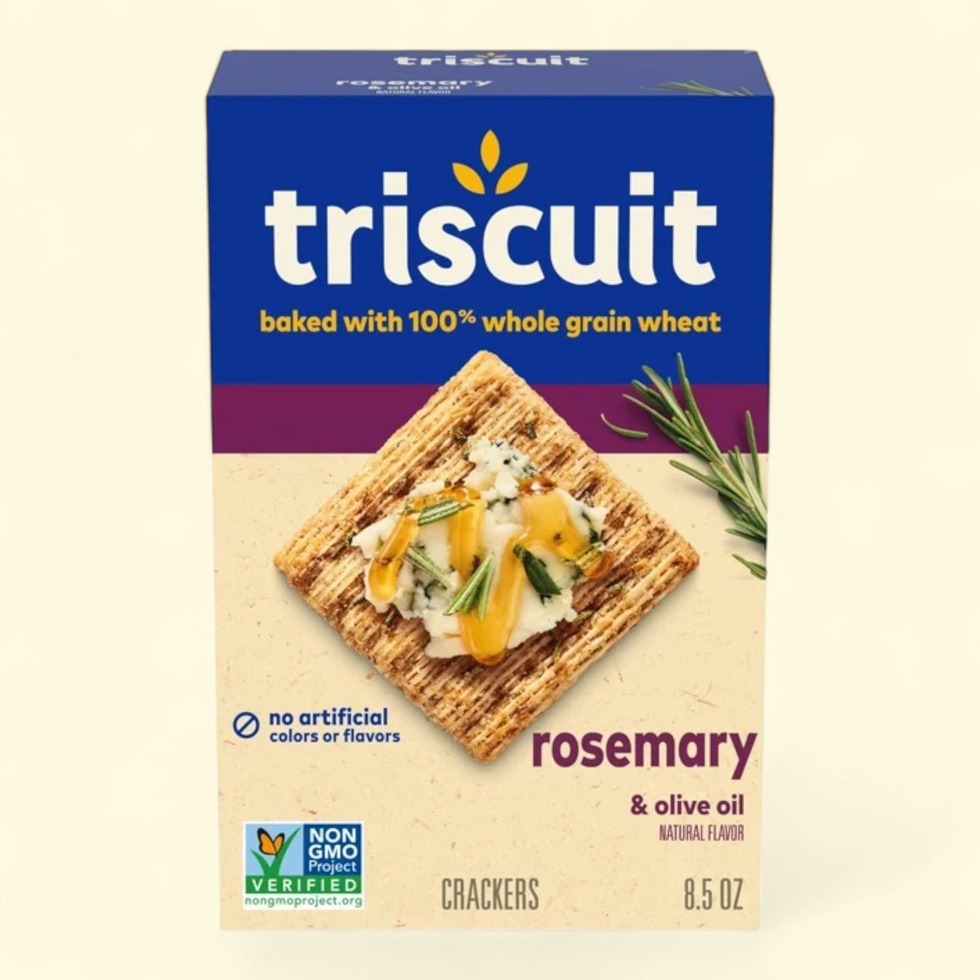 Triscuit Rosemary & Olive Oil Crackers, 8.5 oz — authentic US product shipped worldwide by Treatspree