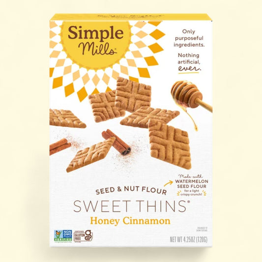 Simple Mills Sweet Thins, Honey Cinnamon, 4.25 oz