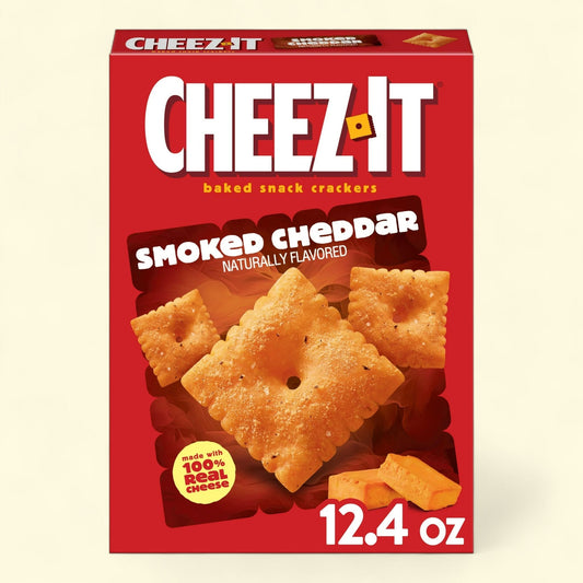 Cheez-It Smoked Cheddar Baked Snack Crackers, 12.4 oz