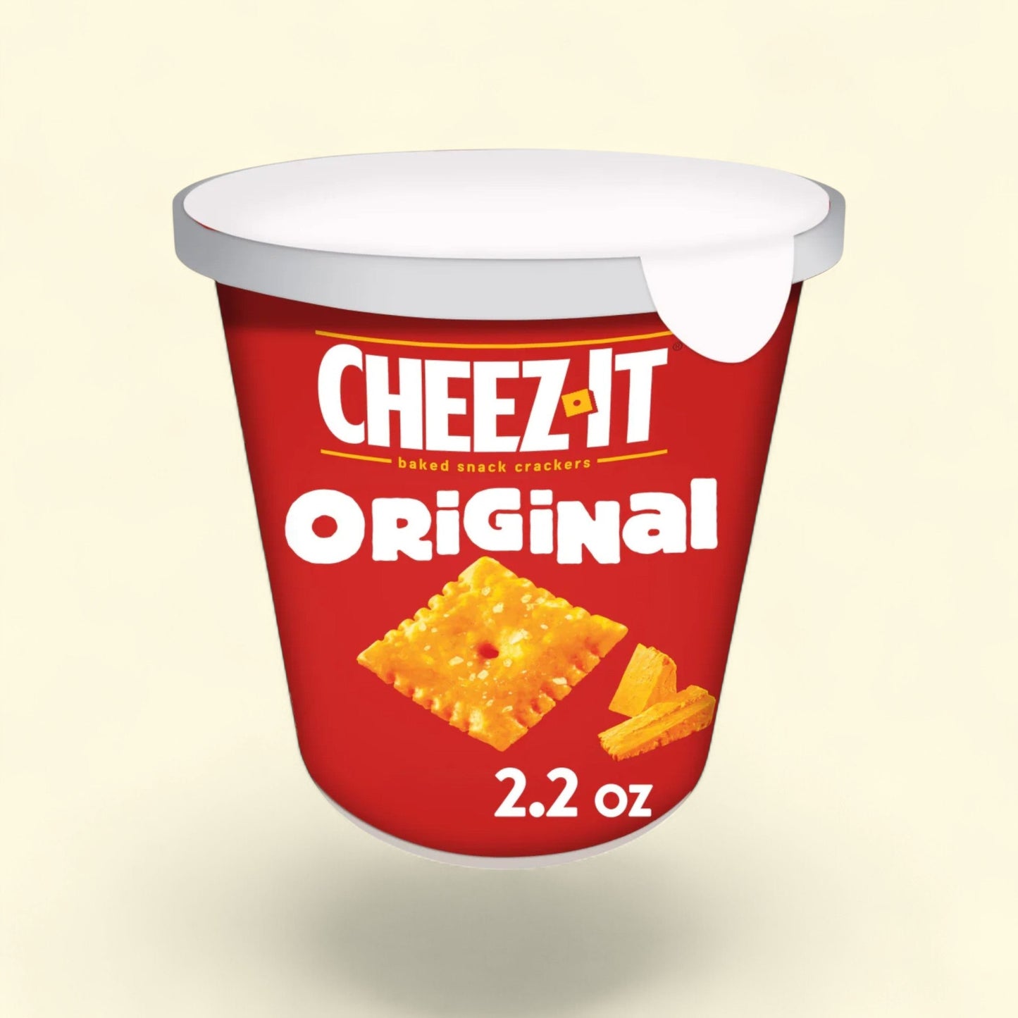 Cheez-It Original Cheese Snack Crackers, Single Serve, 2.2 oz — authentic US product shipped worldwide by Treatspree