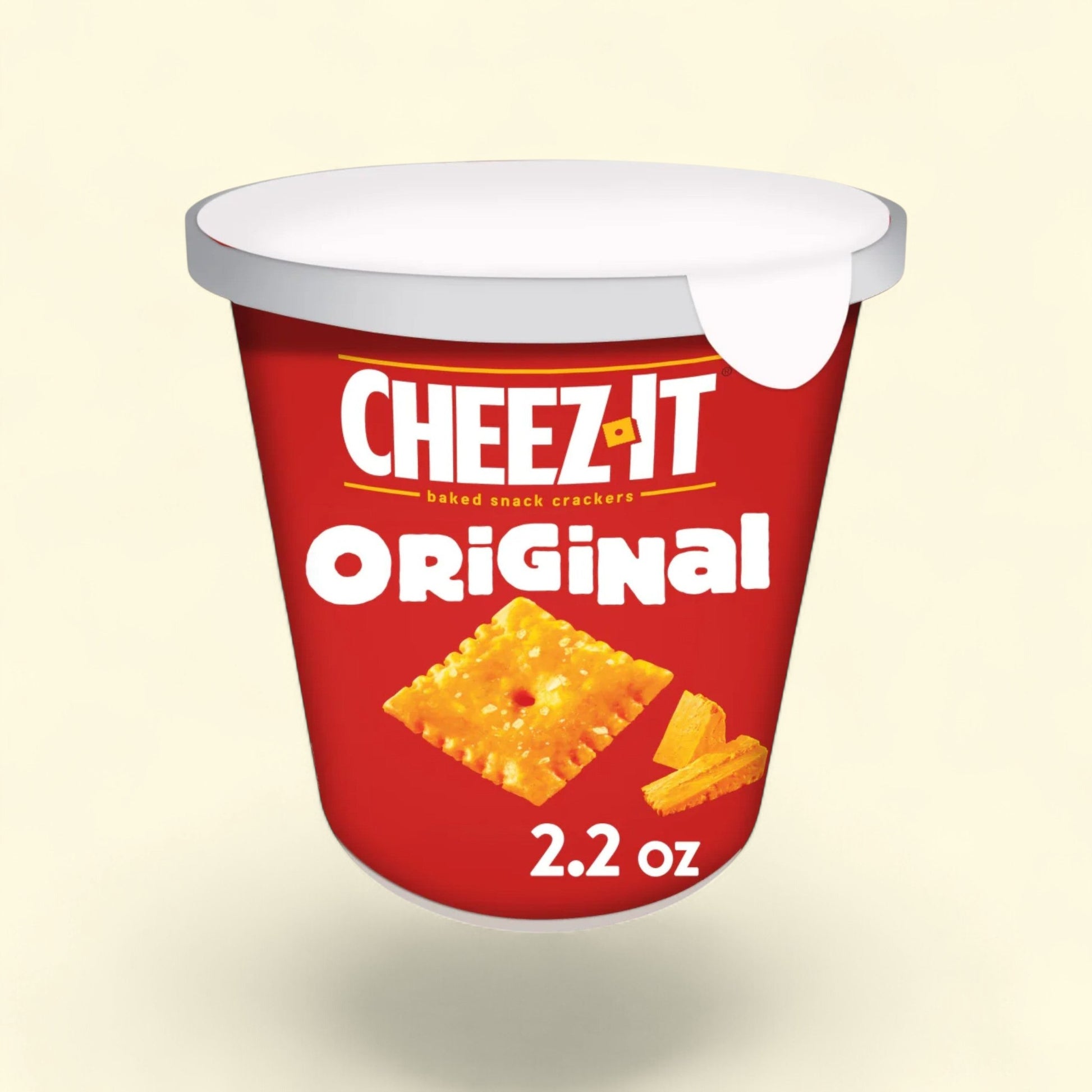 Cheez-It Original Cheese Snack Crackers, Single Serve, 2.2 oz — authentic US product shipped worldwide by Treatspree