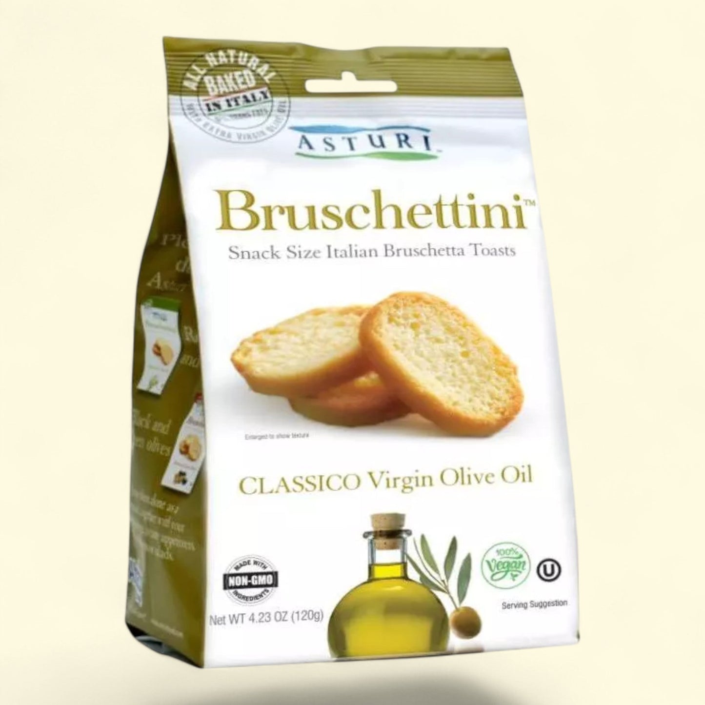 Asturi Bruschettini Classico Crackers, 4.23oz