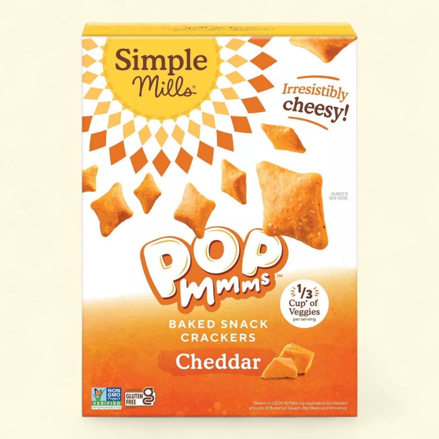 Simple Mills Cheddar Pop Mmms, 4oz