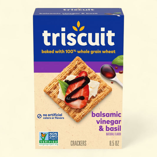 Triscuit Balsamic Vinegar & Basil Crackers, 8.5oz