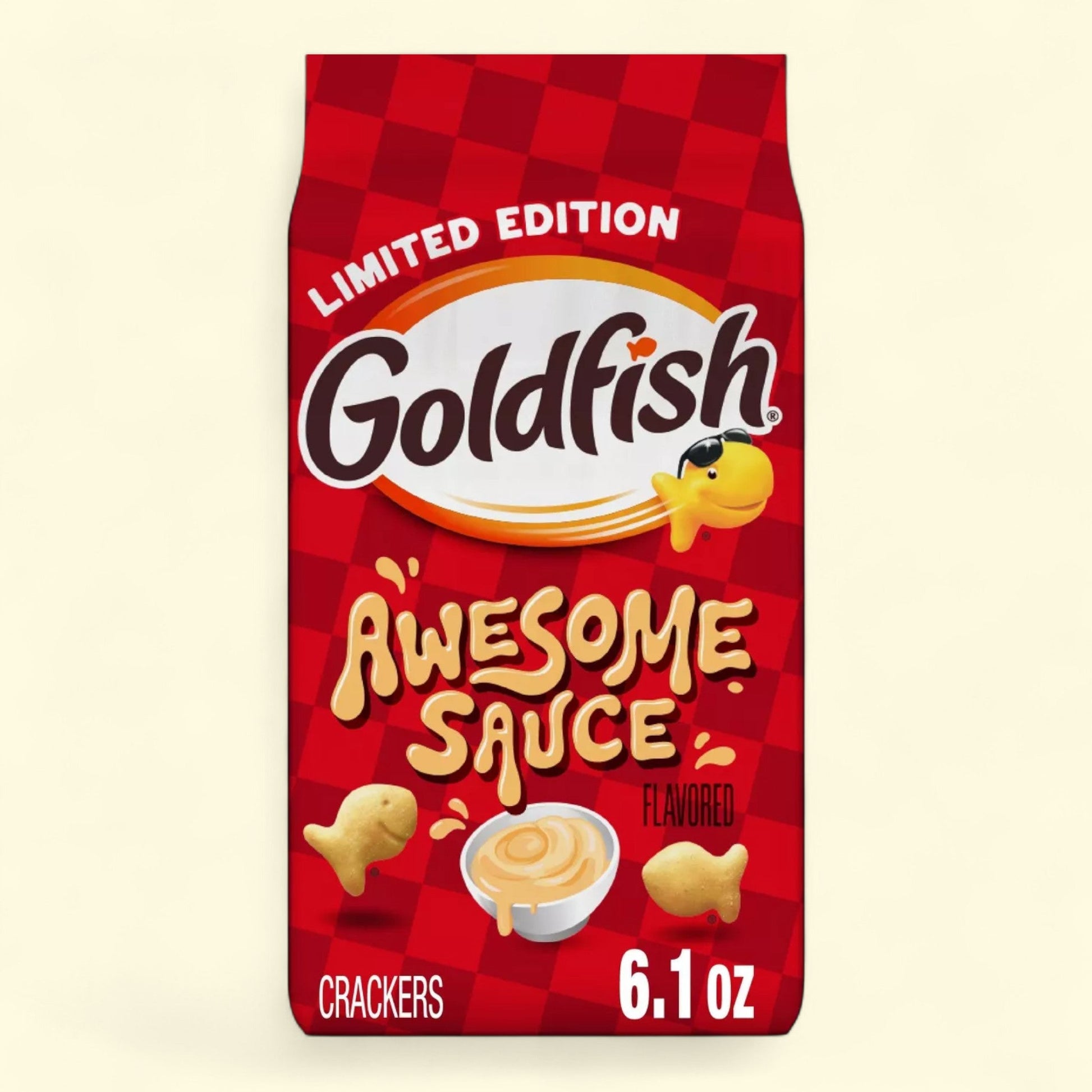 Goldfish Awesome Sauce Crackers, 6.1oz — authentic US product shipped worldwide by Treatspree