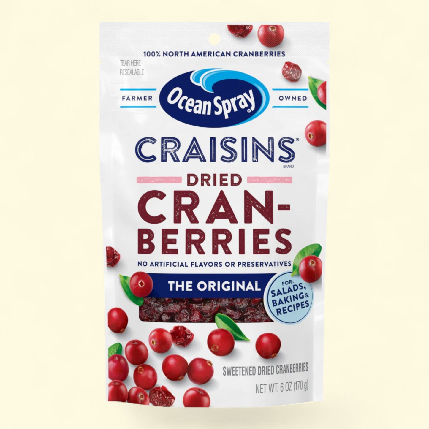 Ocean Spray Craisins Original Dried Cranberries, 24 oz