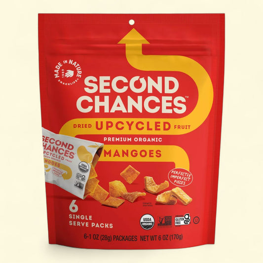 Second Chances Dried Mango Cheeks, 6oz