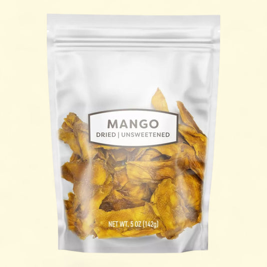 Brand: Dried Unsweetened Mango, Size: 5oz