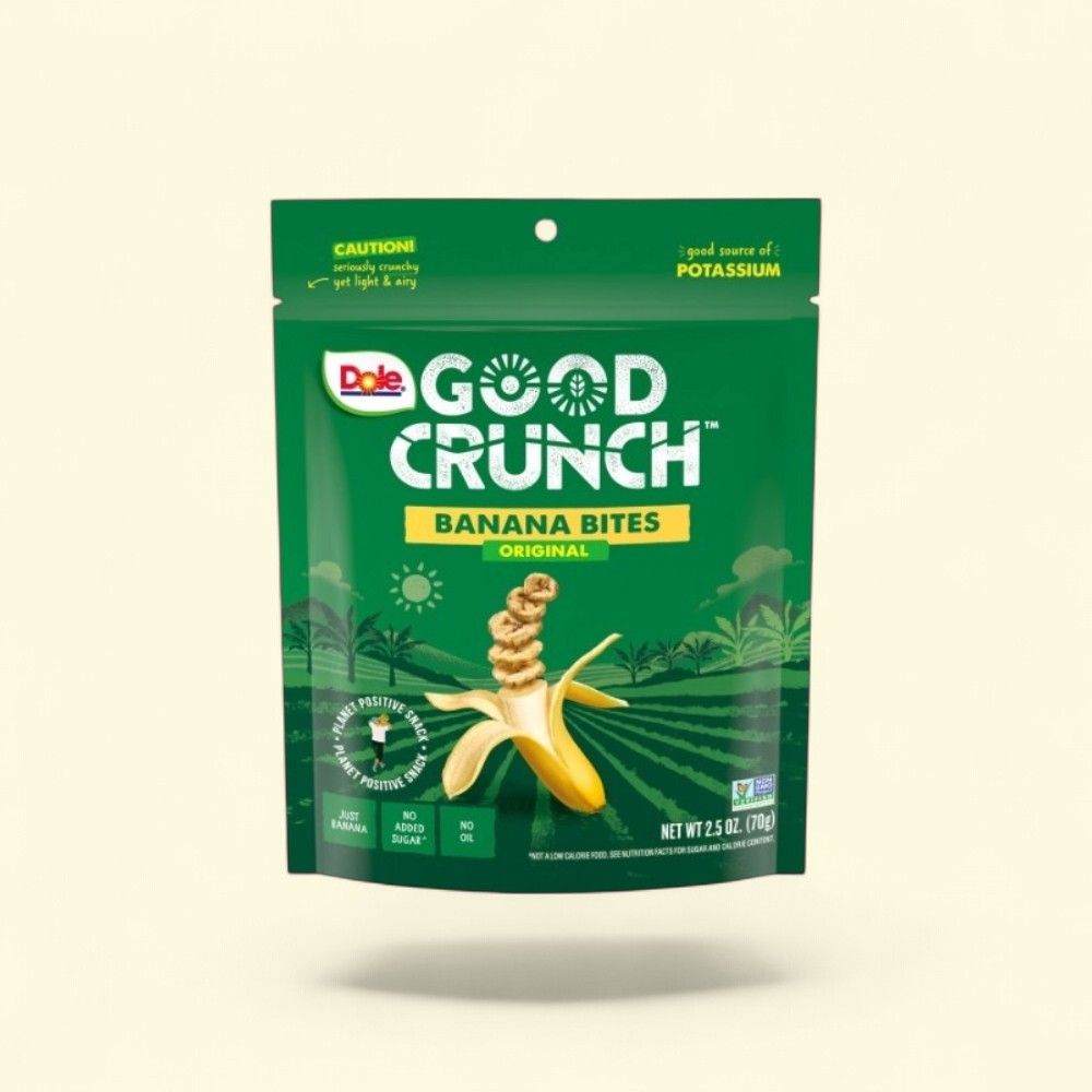 Good Crunch Dried Banana Bites, Original - 2.5oz — authentic US product shipped worldwide by Treatspree