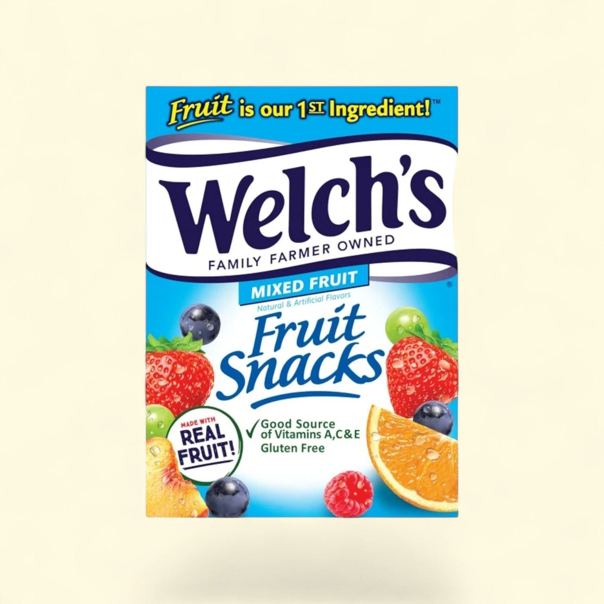 Welch's Fruit Snacks, Mixed Fruit, 0.8 oz, 40 Count — authentic US product shipped worldwide by Treatspree