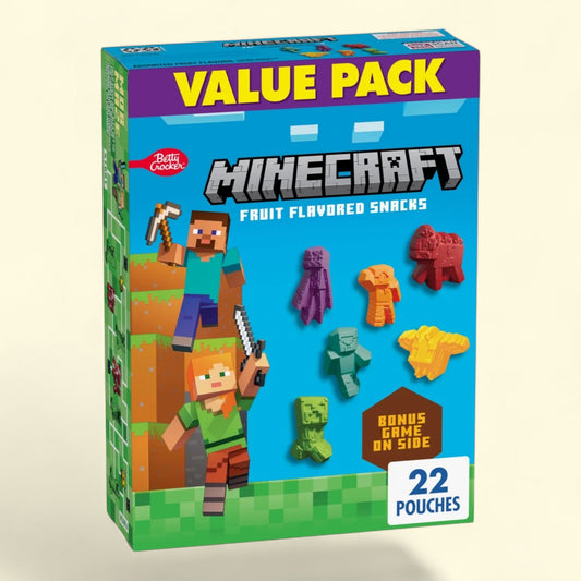 Minecraft Fruit Flavored Snacks, 17.6 oz