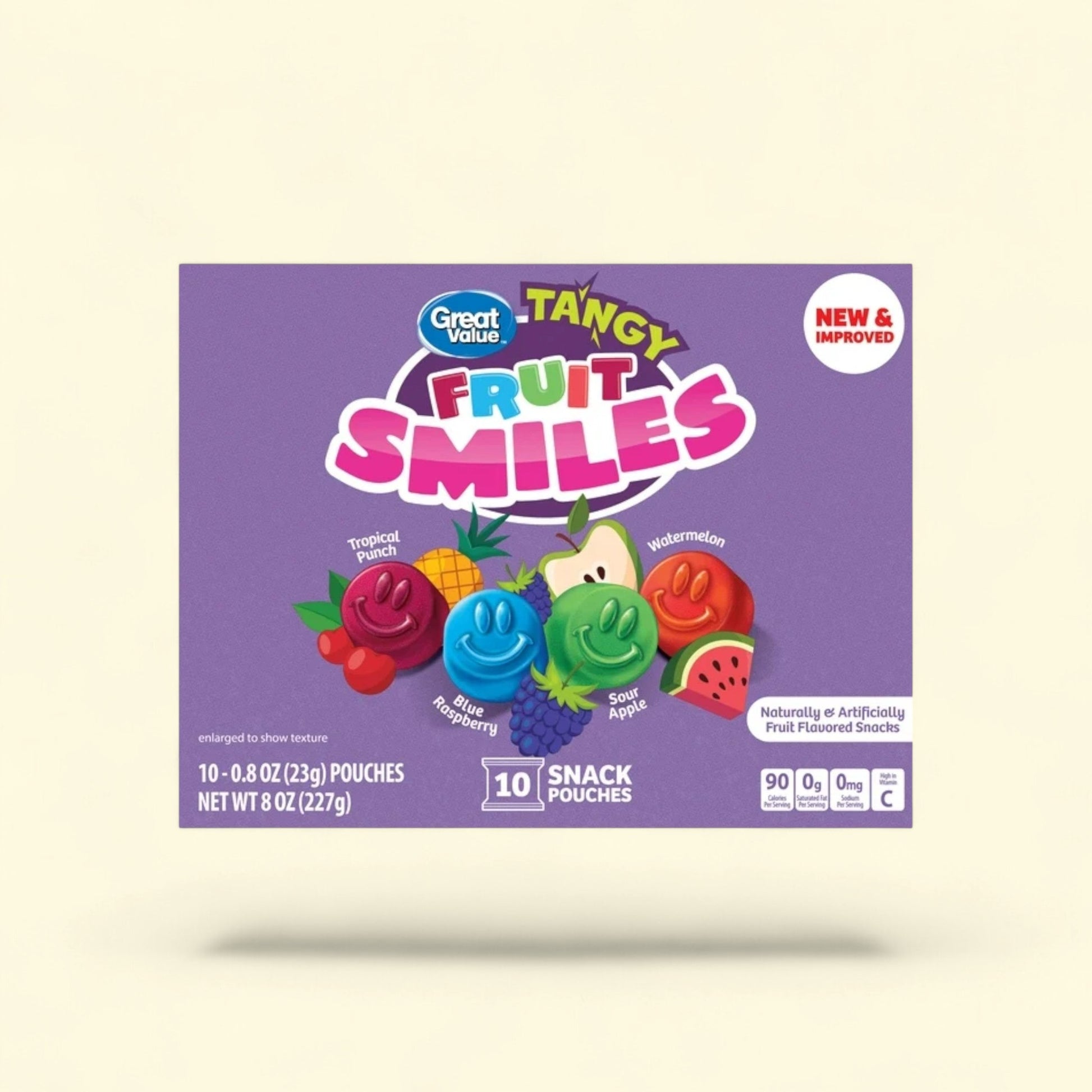 Great Value Fruit Smiles Snacks, 10 Count — authentic US product shipped worldwide by Treatspree