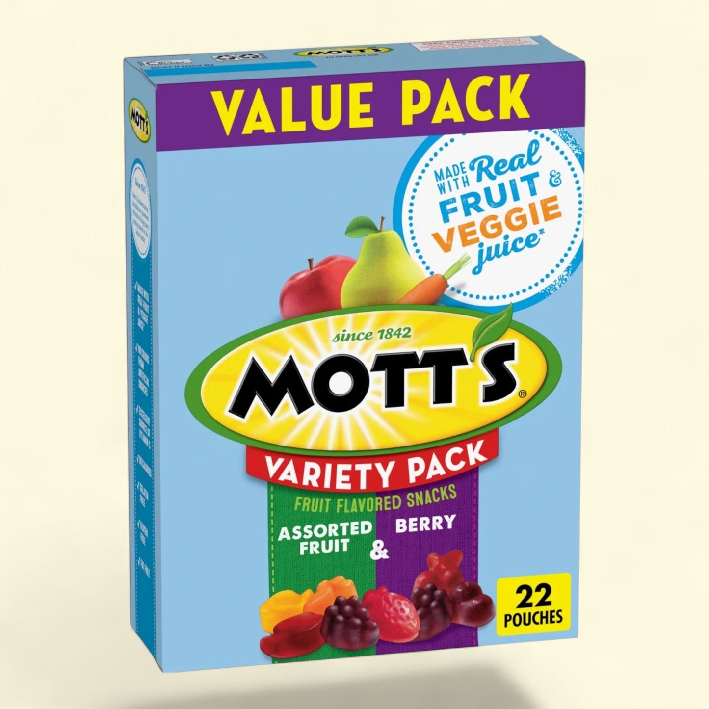 Mott's Fruit Flavored Snacks, 17.6 oz, 22 Ct