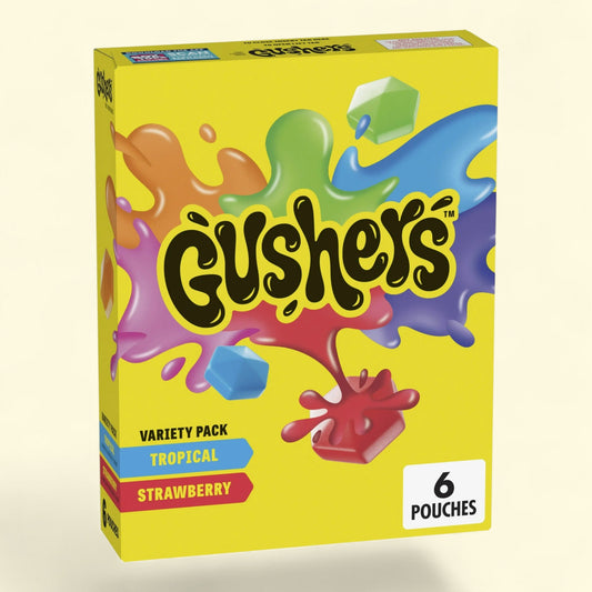 Gushers Fruit Flavored Snacks Variety Pack, 6 Ct, 4.8 oz