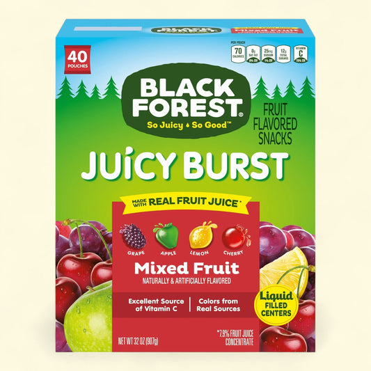 Black Forest Mixed Fruit Fruit Snacks, 0.8 oz, 40 Count
