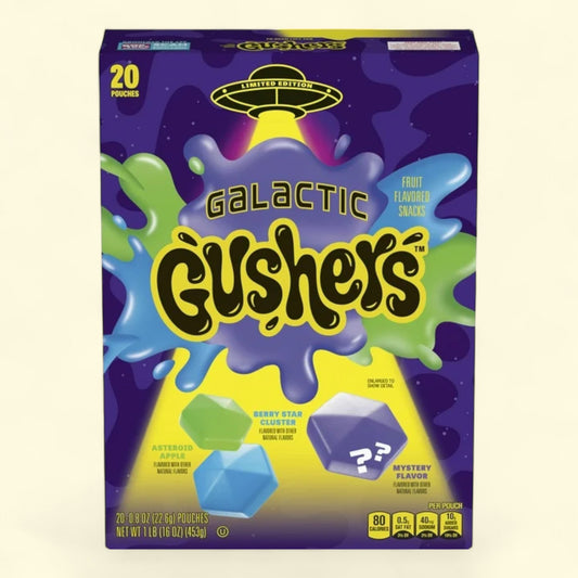 Galactic Gushers Fruit Flavored Snacks, 20 Ct, 16 oz