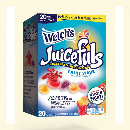 Welch's Fruit Snacks, Juicefuls Fruit Wave, 20 Count, 0.8 oz