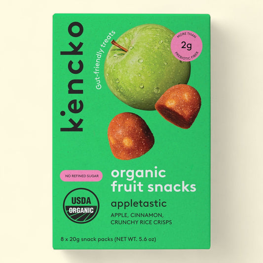 Kencko Appletastic Organic Fruit Snacks, 5.6oz, 8 Pack