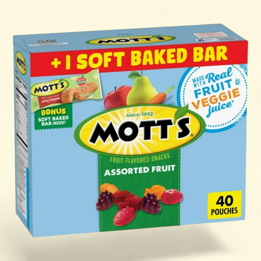 Mott's Fruit Flavored Snacks, Assorted, Bonus Pack