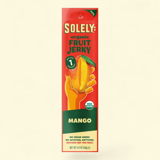 Solely Organic Mango Fruit Jerky, 0.8oz