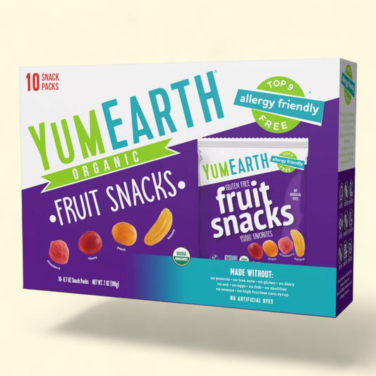 Yum Earth Fruit Snacks, 7oz/10ct