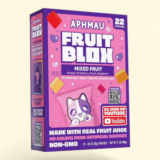 FruitBlox Aphmau Mixed Fruit Fruit Snacks, 17.6oz/22ct