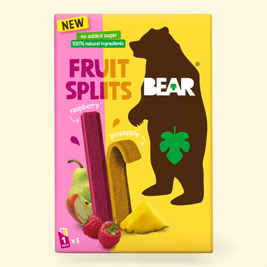 BEAR Raspberry Pineapple Fruit Splits, 3.5oz