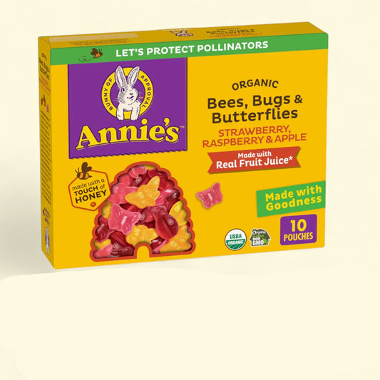 Annie's Bees Bugs and Butterflies Fruit Flavored Snacks, Organic, 4.5 oz