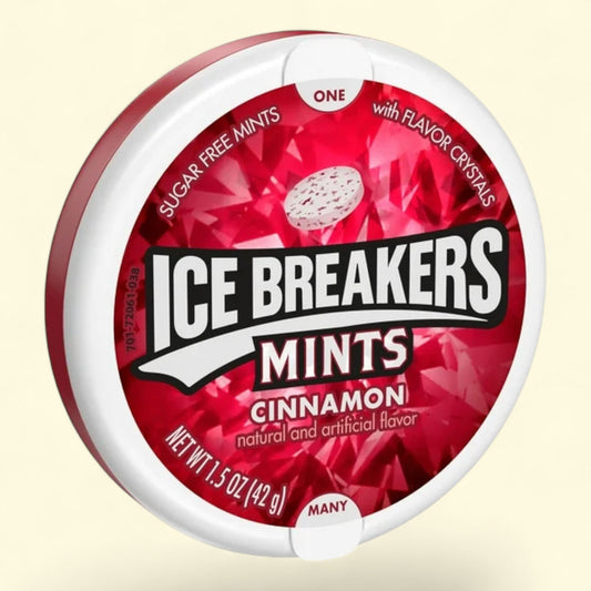 Ice Breakers Cinnamon Sugar Free Mints, 1.5 oz