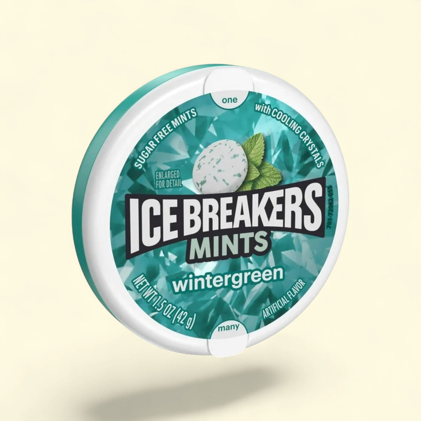 Ice Breakers Sugar Free Mints, Wintergreen, 1.5 oz Tin — authentic US product shipped worldwide by Treatspree