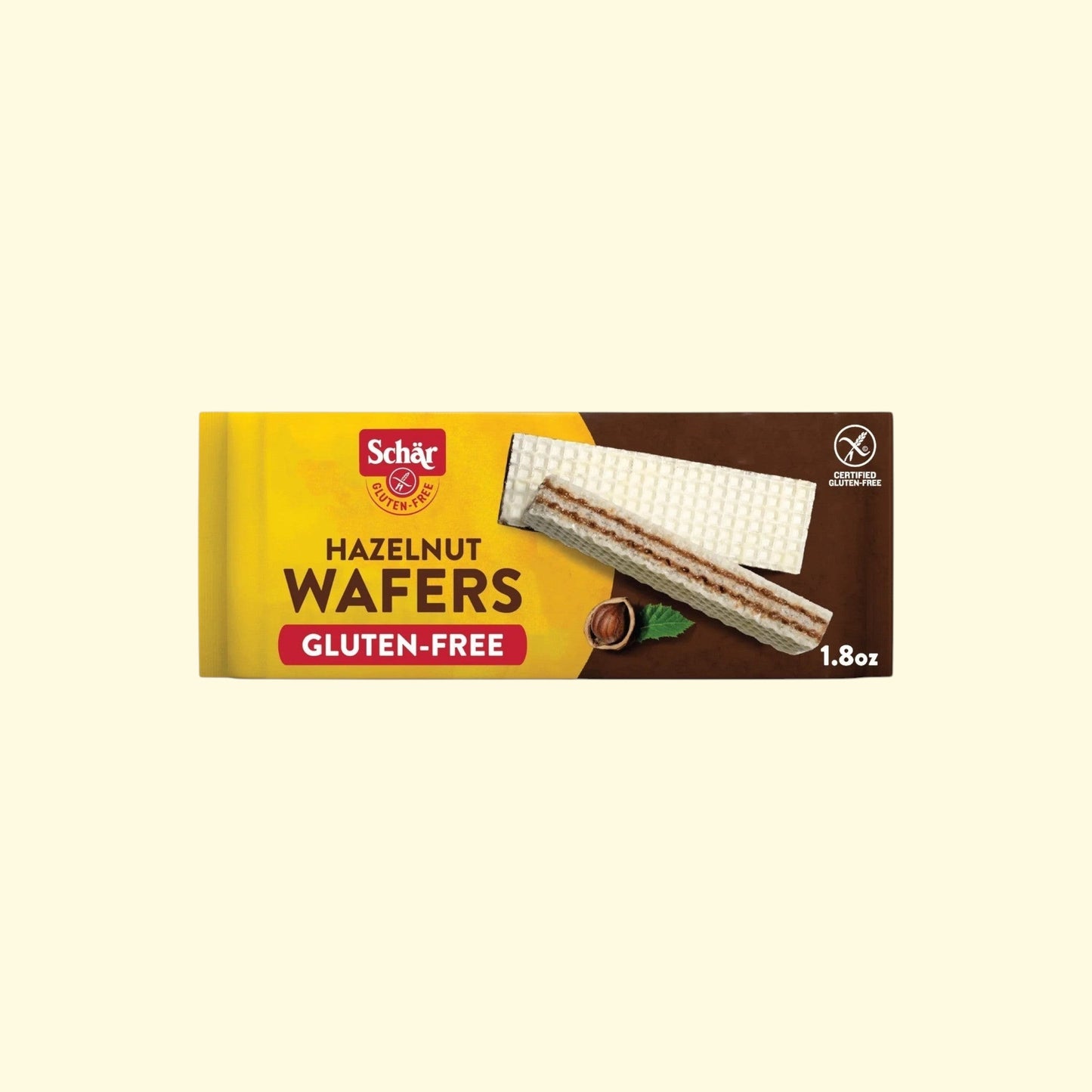 Schar Hazelnut Wafers Cookies, 1.8oz — authentic US product shipped worldwide by Treatspree