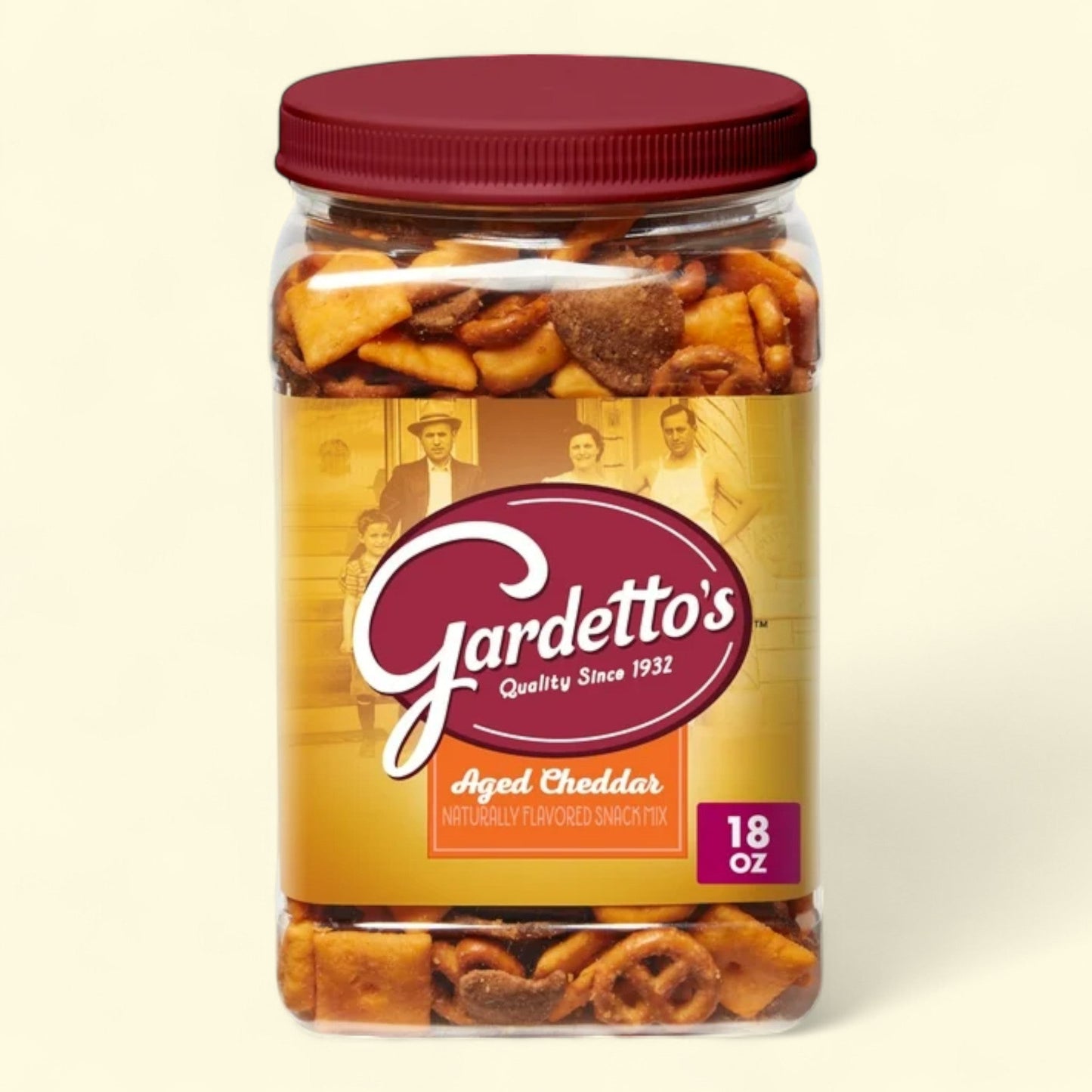 Gardetto's Snack Mix, Aged Cheddar, 18 oz