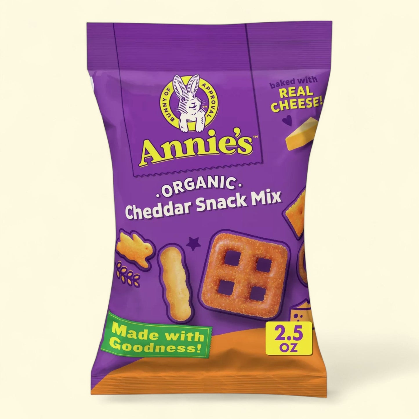 Annie's Organic Cheddar Snack Mix, 2.5oz