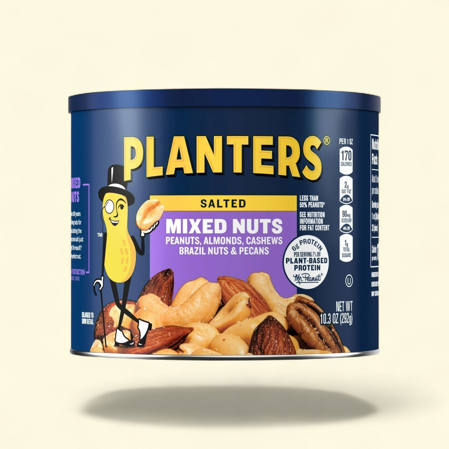 PLANTERS Salted Mixed Nuts, 10.3oz — authentic US product shipped worldwide by Treatspree