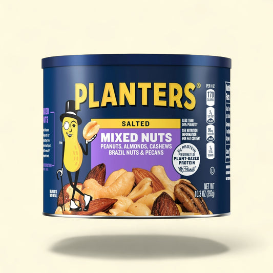 PLANTERS Salted Mixed Nuts, 10.3oz — authentic US product shipped worldwide by Treatspree