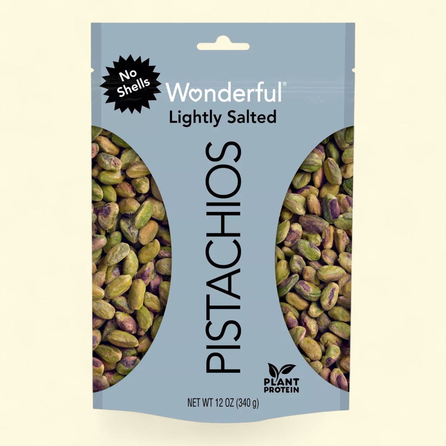 Wonderful Pistachios, Roasted Light Salt, 12oz