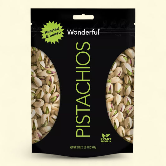 Wonderful Pistachios Roasted & Salted, 20oz