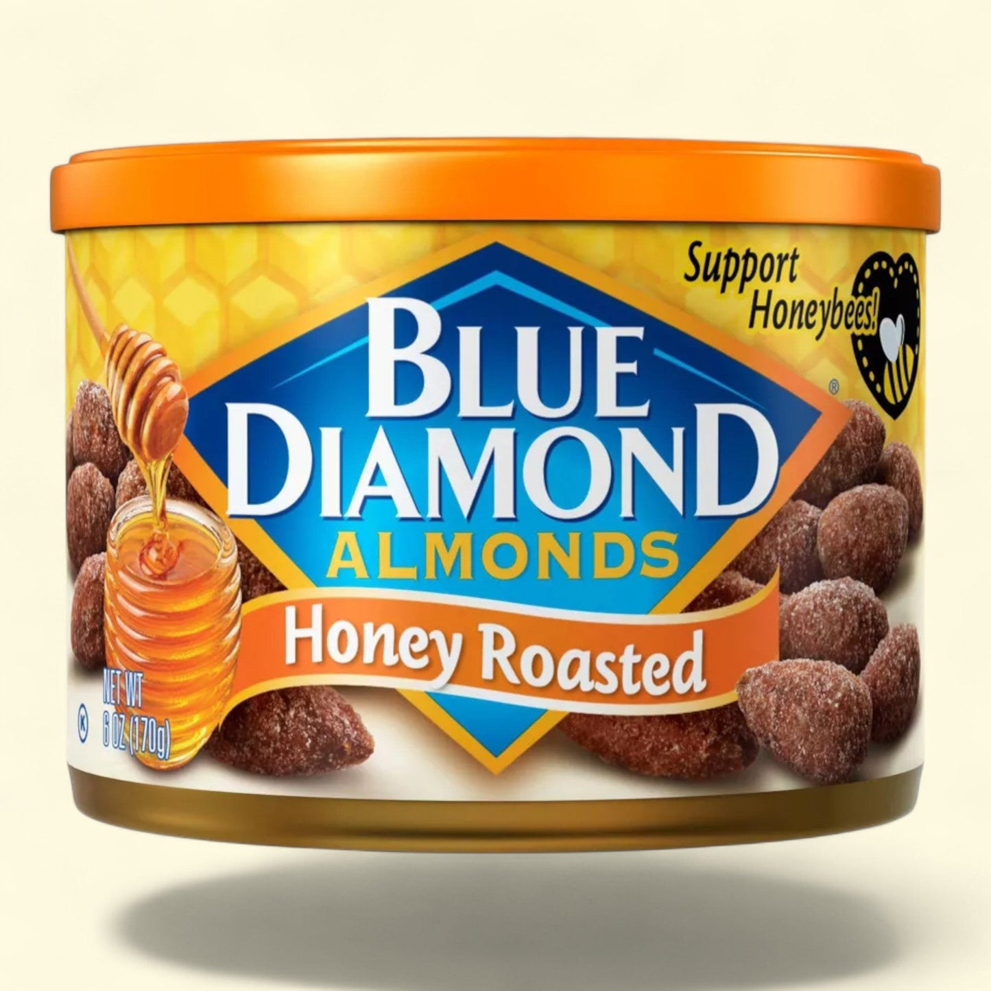 Blue Diamond Almonds Honey Roasted, 6oz