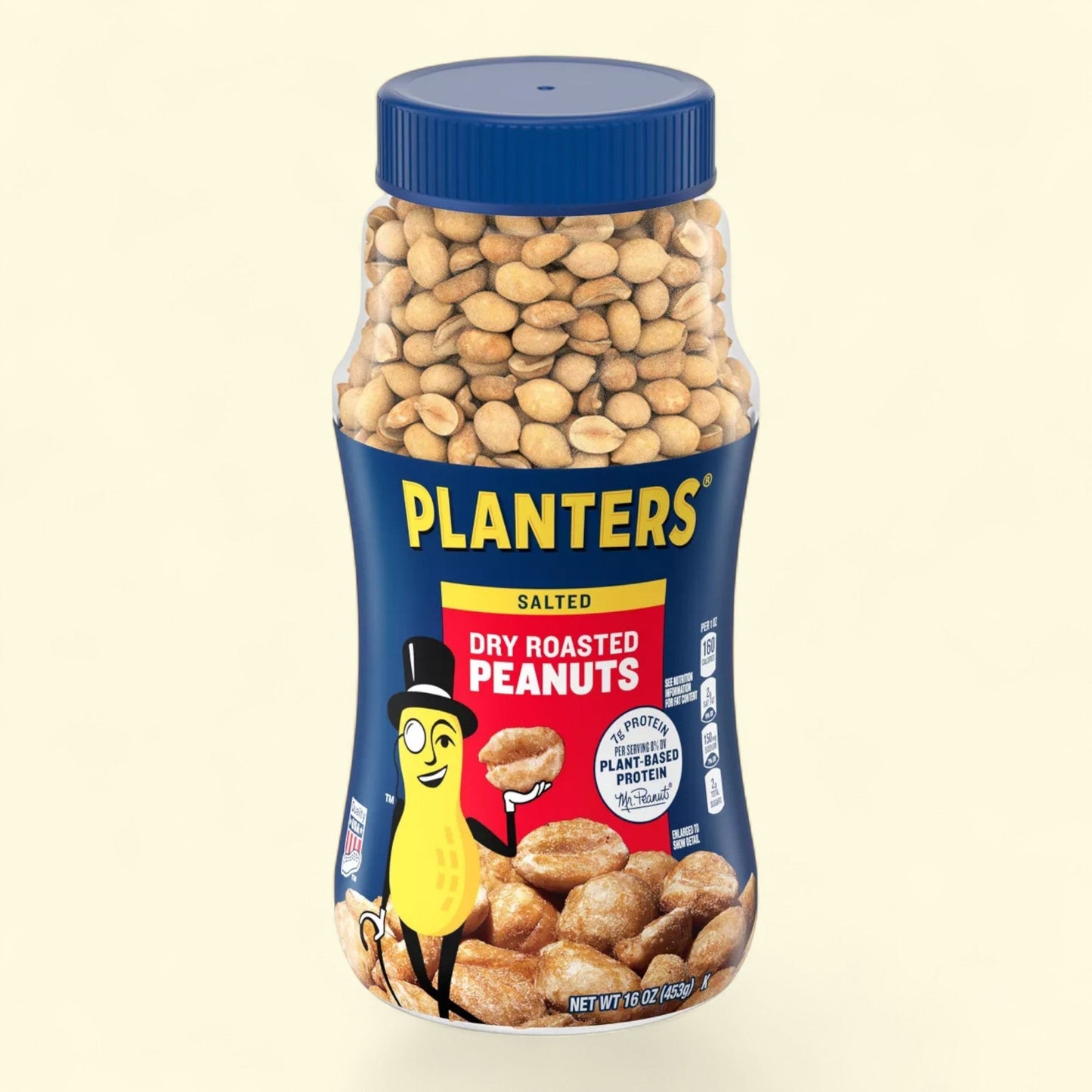 Planters Dry Roasted Peanuts, 16oz